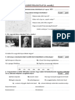 Történelem - 6 - Iv. A Forradalmak És A Polgárosodás Kora Európában - B Csoport - 6. Osztály Témazáró Feladatlap