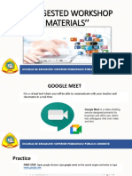 Google Meet Workshop Materials