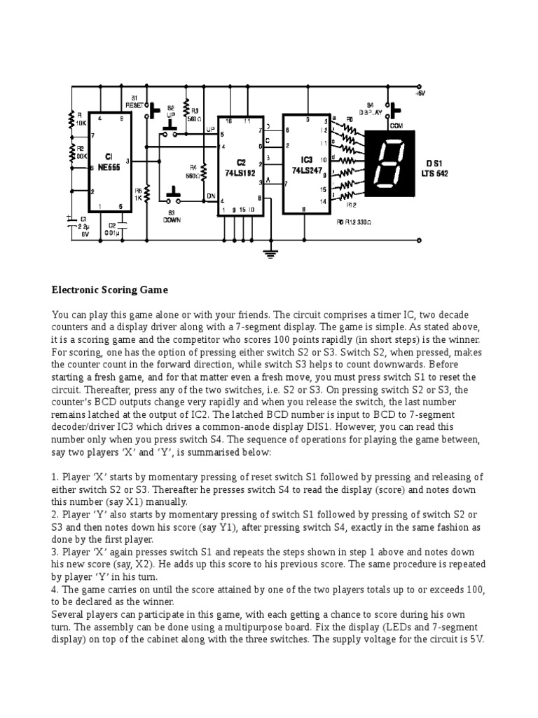 Electronic Game | PDF