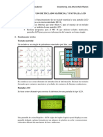 Práctica 06 Teclado Matricial y Pantalla LCD