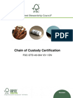 Chain of Custody Certification: FSC-STD-40-004 V3-1 EN