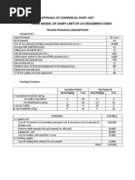 Farm Model of Dairy Unit of 10 Crossbred Cows