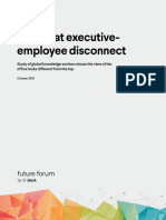 The Great Executive-Employee Disconnect