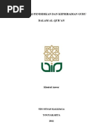 Download NILAI-NILAI KEPRIBADIAN GURU DALAM AL-QURAN by Khoirul Anwar SN53326022 doc pdf