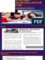 Comprensión Lectora, Educación de Adultos