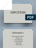 HIPOTESIS - KLMPK 7 - 3B