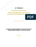 TCC Pós Graduação em Educação Infantil. Priscilla Da Silva Lima