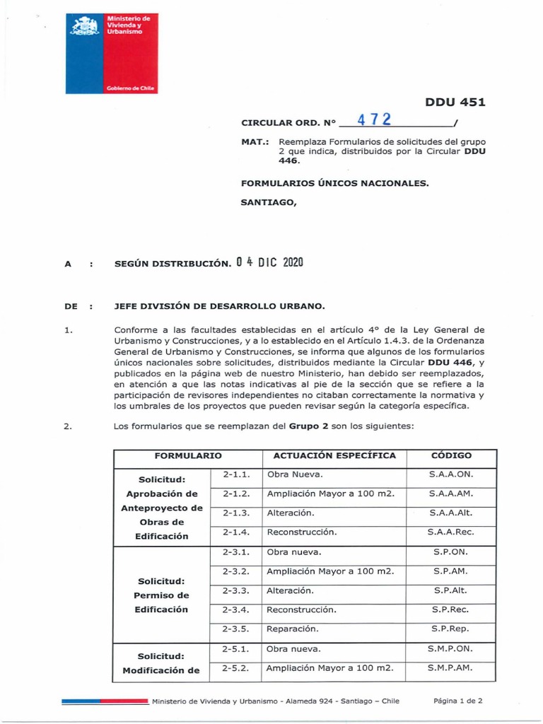 Ddu 451 | PDF | Chile
