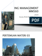 Marketing Management MM560: 2020 Assoc - Prof.Dr. Wilhelmus Hary Susilo