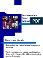 Mathematics Used in Microeconomics: © 2004 Thomson Learning/South-Western