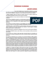 La dignidad humana: un concepto difícil de definir pero que sintetiza la moral de una cultura