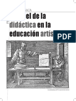 El Papel de La Didactica en La Educacion Artistica