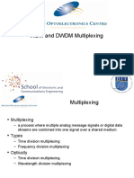 WDM and DWDM Multiplexing: Source: Master 7 - 4