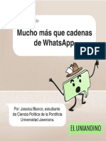 Mucho Más Que Cadenas de WhatsApp