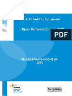LANG6031-Week 2-Ejaan Bahasa Indonesia