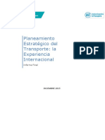 UNSAM Planeamiento Transporte Experiencias Internacionales FINAL Dic 2015