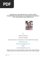 Download REGULATORY FRAMEWORK FOR HOSPITALITY INDUSTRY IN NIGERIA 3 by munzali SN53329733 doc pdf
