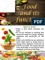 Food and Its Functions (EPP)