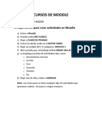 Manual de MOODLE para Realizar Actividades.