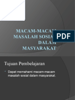 Macam-Macam Masalah Sosial Dalam Masyarakat