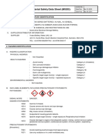 Material Safety Data Sheet (MSDS) : 1. Chemical Product and Company Identification