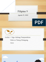 Filipino 9 Aral in 1