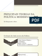 Principais Teorias Da Política Moderna