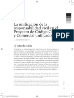 Picasso. La Unificacion de La Responsabilidad Civil en El Proyecto de Código Civil y Comercial