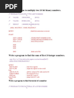 Write A Program To Multiply Two 16 Bit Binary Numbers