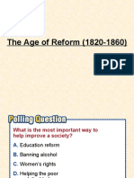 The Age of Reform (1820 - 1860)