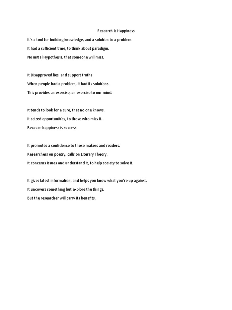 Poem For PR2 | PDF