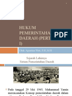 Agustina Wati, SH, MH - HUKUM PEMERINTAHAN DAERAH I