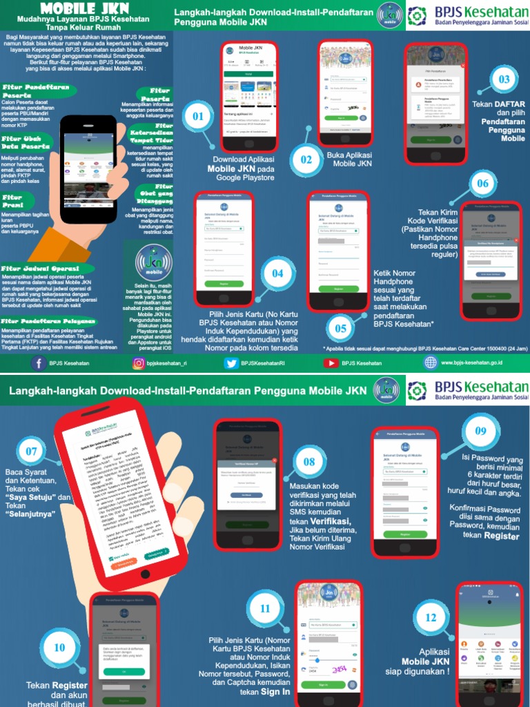 Panduan Pendaftaran Mobile JKN | PDF