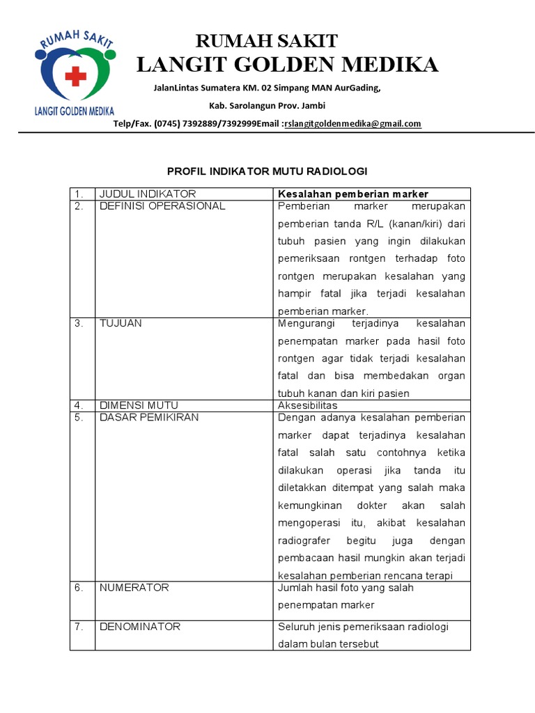 Quality Indicators in Radiology PDF