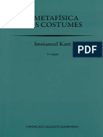 Immanuel Kant - A Metafísica Dos Costumes