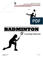 CNSC Badminton Fundamentals Guide