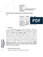 Modelo de Interpongo Demanda de Alimentos y Solicitud de Asignacion Anticipada