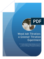 Wood Ash Titration: A Greener Titration Experiment