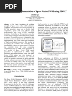 VLP 0401 " Space Vector PWM using FPGA”