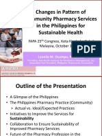58. Changes in Pattern of Community Pharmacy Services in the Philippines For