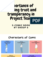 Impotance of Trust and Transperancy in Project Team