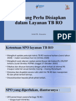 SPO Yang Perlu Disiapkan Dalam Layanan TB RO - Dr. Retno KD - 10 Des 2020