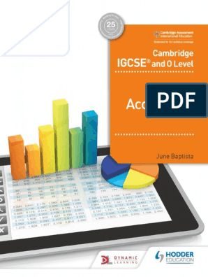 Cambridge IGCSE and O Level Accounting, PDF, Textbook