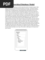 Hierarchichal Database Model