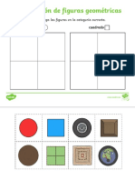 Clasificación de Figuras Geométricas: Círculo Cuadrado