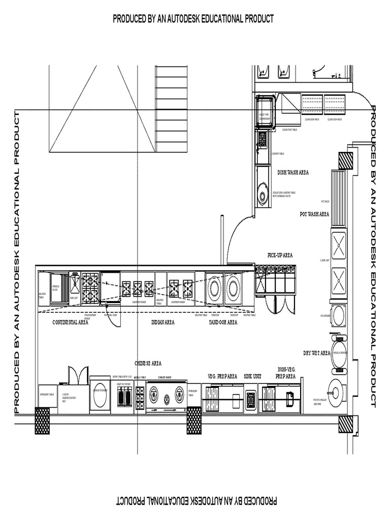 Revised Kitchen Layout 09092021 | PDF | Dishwasher | Equipment