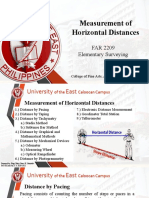 Measurement of Horizontal Distances: FAR 2209 Elementary Surveying