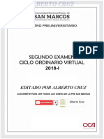 2do Examen Pre San Marcos Ciclo Ordinario 2018-I (1)