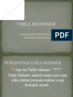 Table Mannner