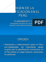 Origen de La Planificación en El Perúok